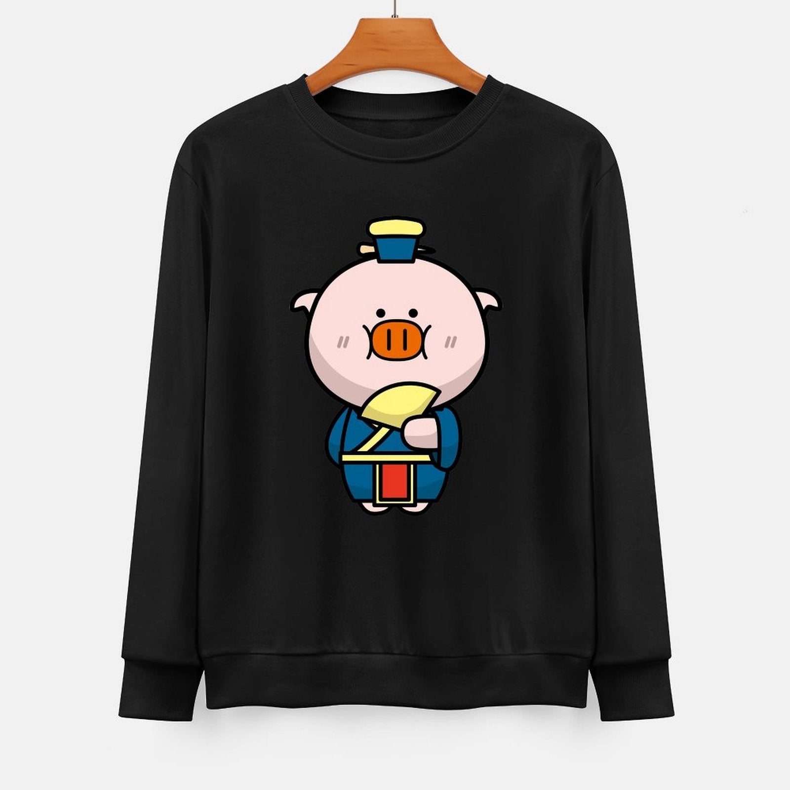 Front Patterned Long Sleeve TopMade-to-Order Premium